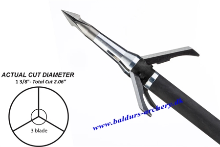 GRIMREAP BROADHEAD Pro Mechanical 1.3/8