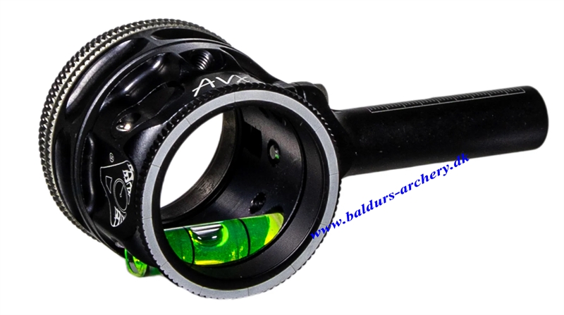 AXCEL SCOPE HOUSINGS AVX-31 PLUS WITH T CONNECTOR AND STAINLESS #10-32 ROD BLACK