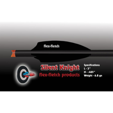 Flex Fletch Silent Knight Vanes Red 3 in. 36 pk. main image 0