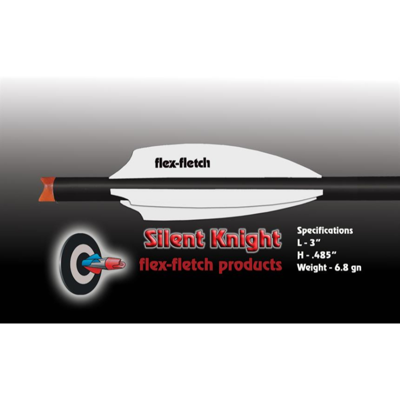 FLEX FLETCH VANES EXTREME 3 SILENT KNIGHT
