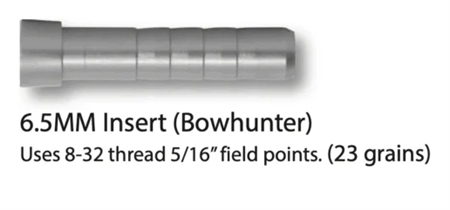 EASTON INSERTS 6.5mm (.244")