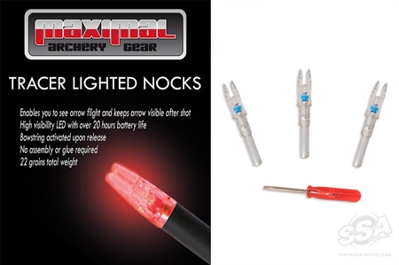 MAXIMAL LIGHTED NOCK S-SIZE - ID6.2MM BLUE
