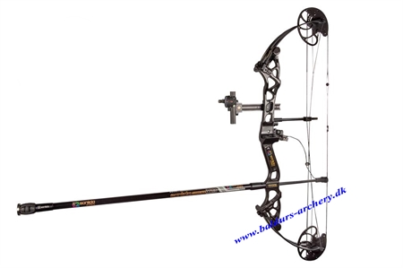 SANLIDA COMPOUND PACKAGE XS HERO X8 / ROTATING MOD 7-35LBS / 16.5"-29" / RH BLACK