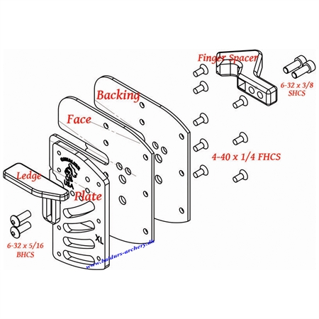 AAE Arizona Part Tab KSL Gold Replacement Backing