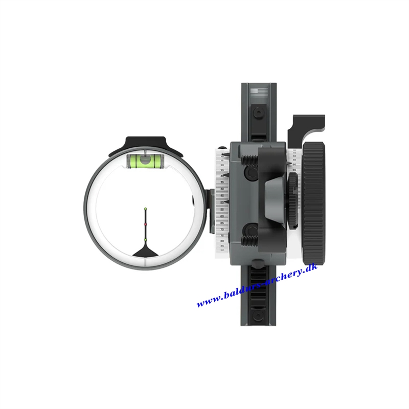 Dialed Archery Hunting Sight Prüf Picatinny 3V Three Pin Vertical RH Black